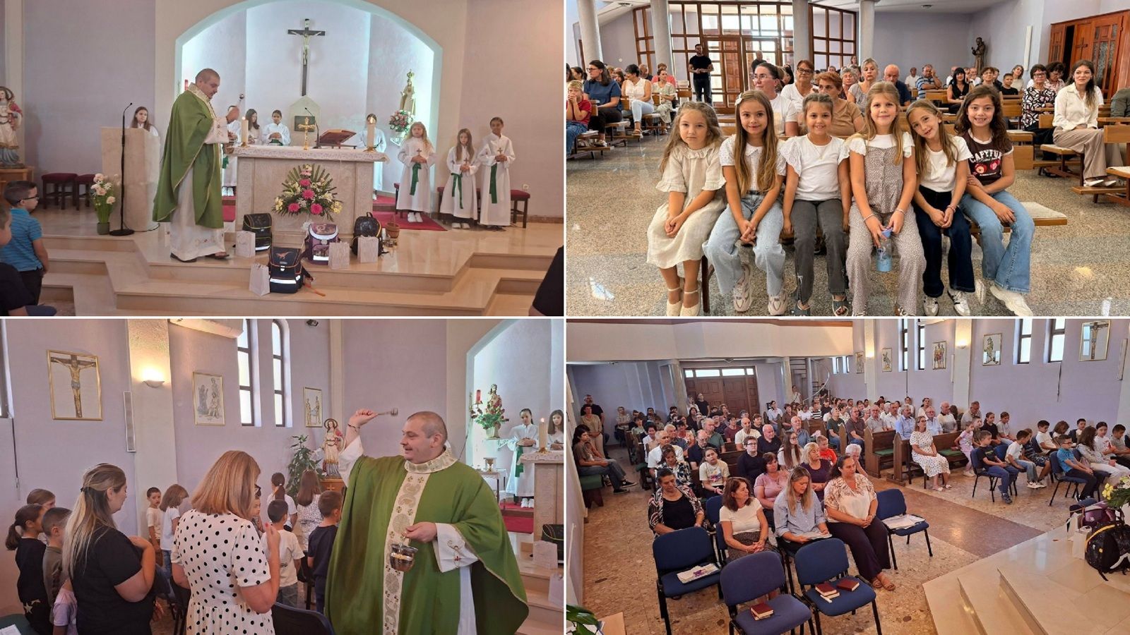 FOTO Upriličen blagoslov prvašića i školskih torbi 
