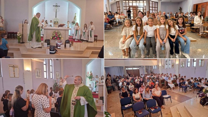 FOTO Upriličen blagoslov prvašića i školskih torbi