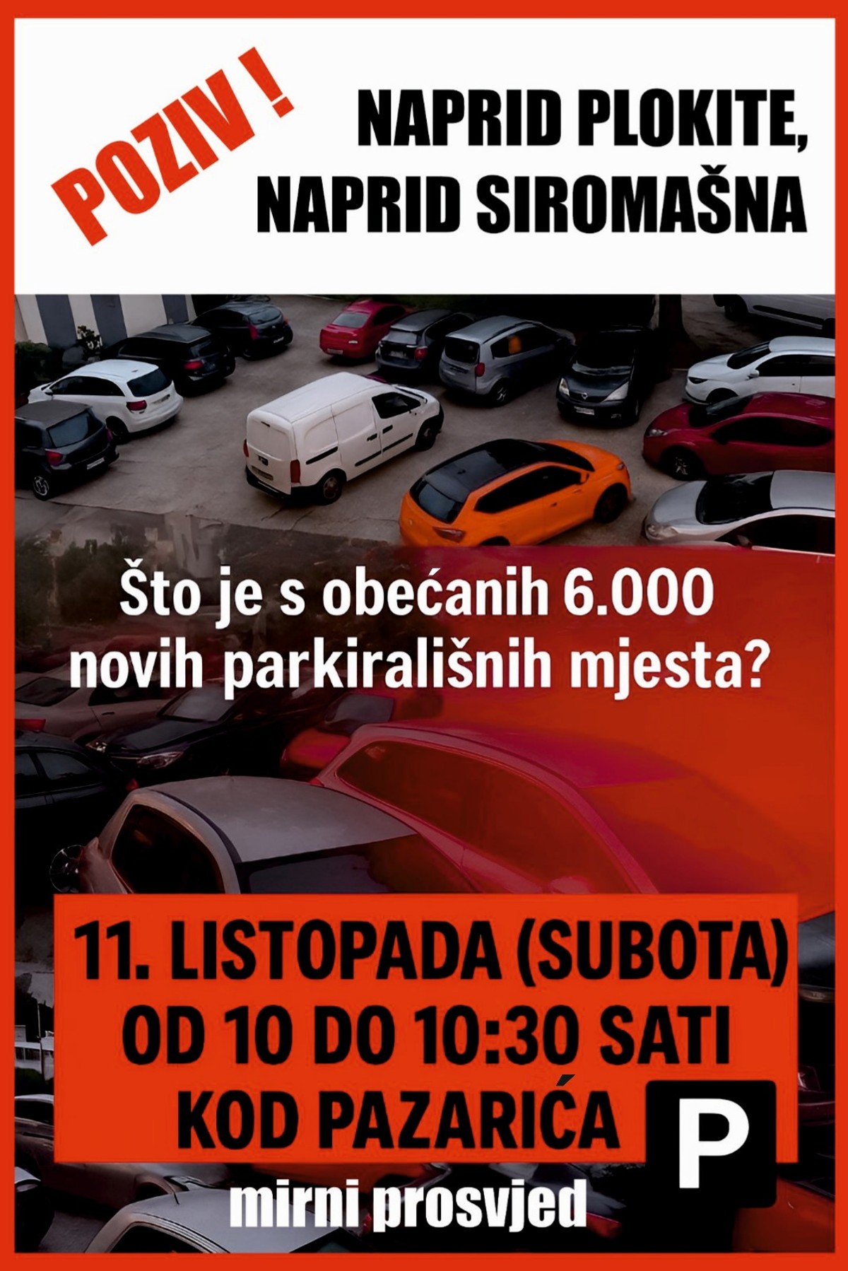 U subotu prosvjed na Plokitama