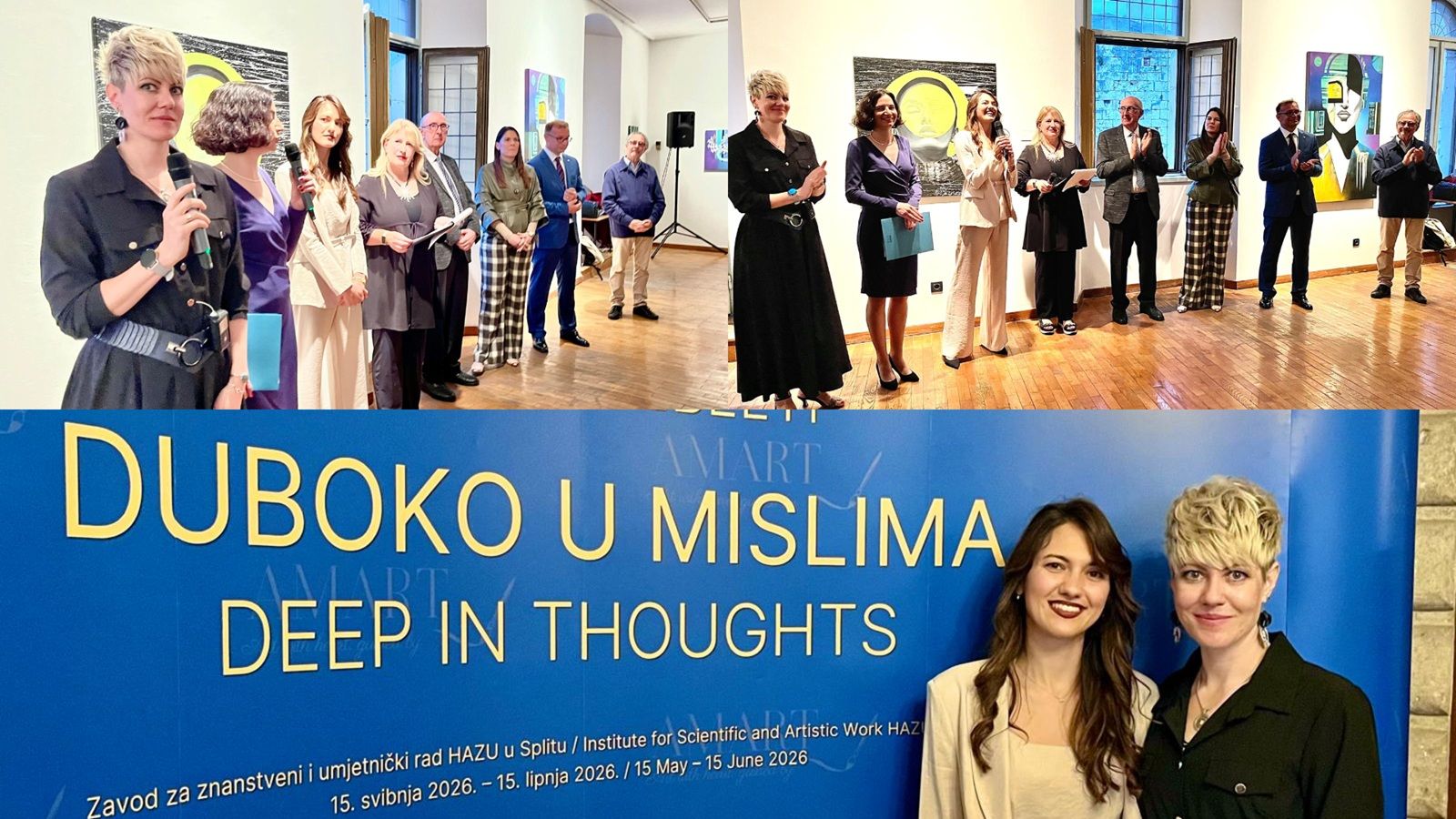 U Palači Milesi svečano otvorena izložba Diáne Verebélyi