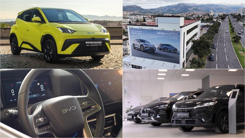 Brač u znaku BYD-a: Auto Hrvatska dovozi pet modela na supetarsku rivu, a možete ih i provozati