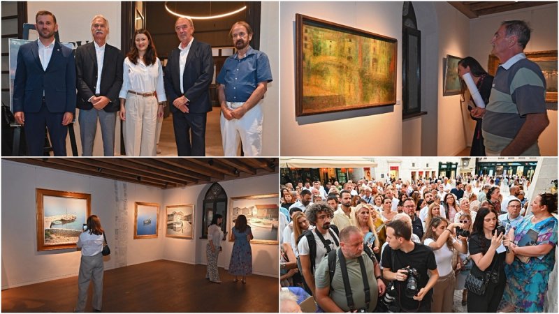 FOTOGALERIJA Mihanović i Vidović izložbom okupili mnoštvo Splićana na Pjaci