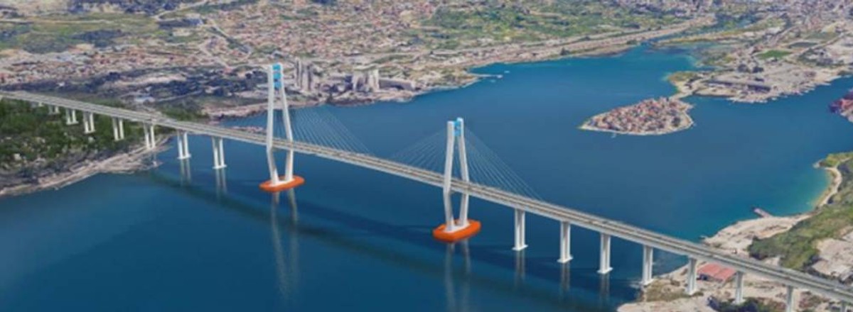 FOTO Odabran pobjednički rad za most preko Kaštelanskog zaljeva: Procijenjeni troškovi izgradnje su 223 milijuna eura