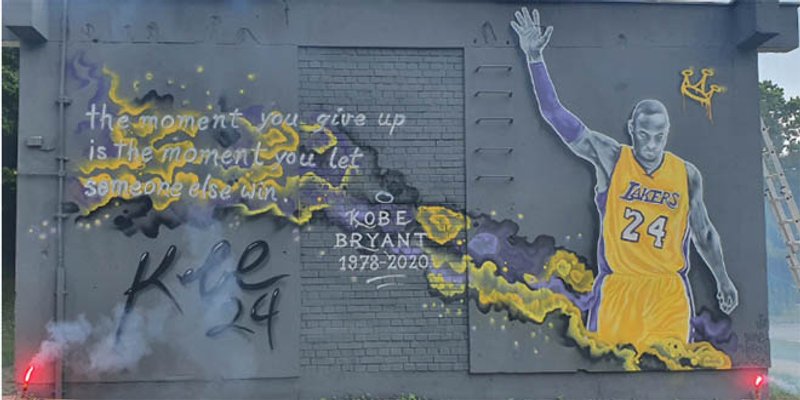 SPALATO OSVOJIO KRIŽEVCE Kobe Bryant dobio prvi mural u Hrvatskoj