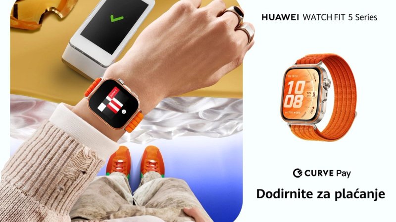 Huawei širi Curve Pay ekosustav, beskontaktno plaćanje stiže i na WATCH FIT 5 seriju