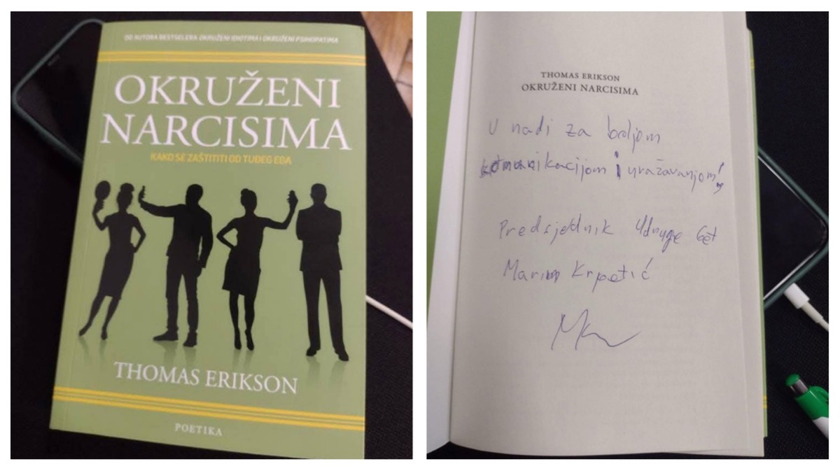 GRADSKO VIJEĆE: Još jedan poklon gradonačelniku, ovaj put knjiga na temu narcisa