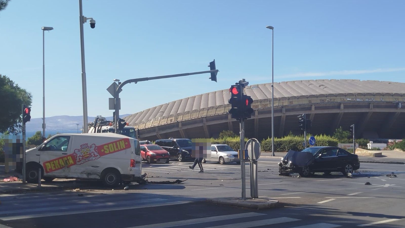 KRŠ KRAJ POLJUDA Sudarila se tri vozila
