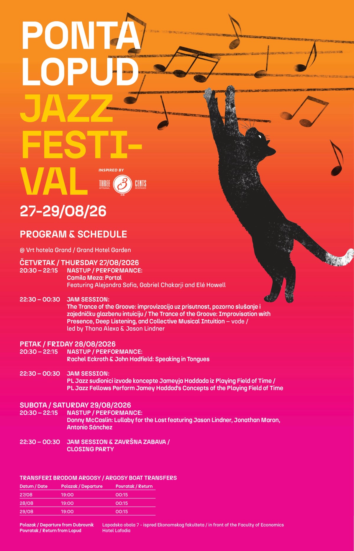 Jazz koncerti pod otvorenim nebom: Ovaj tjedan počinje četvrti Ponta Lopud Jazz Festival