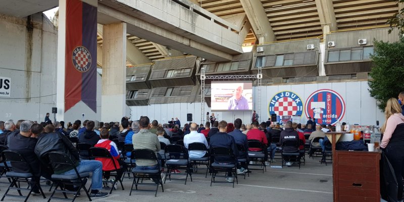 FOTOGALERIJA: Na Poljudu podijeljene zahvale donatorima u parku 'Za sva vrimena', ime Senijada Ibričića uz Lovru Buljana