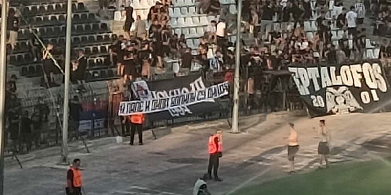 Hajdukovce dočekala i glupava poruka