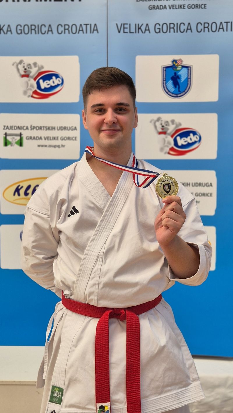 Dva prvaka za Karate klub Šibenik: Zoričić i Ivanda zlatni na Gorica Openu