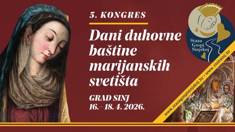 Sinj domaćin jubilarnog kongresa o marijanskim svetištima