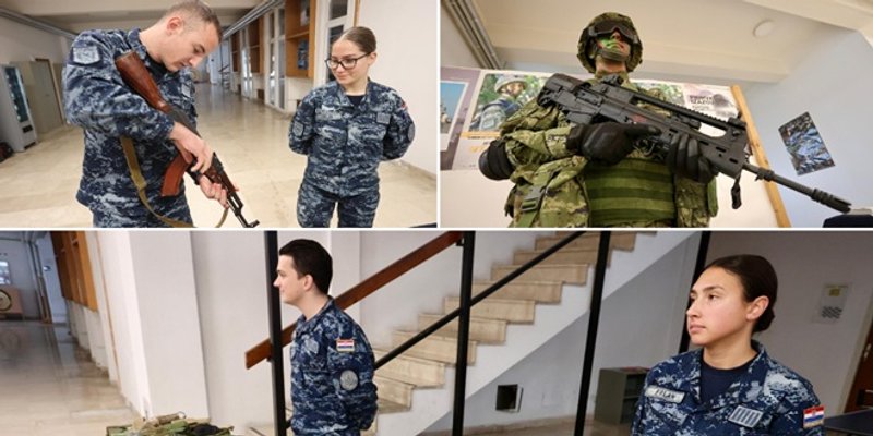 FOTO Dan otvorenih vrata Hrvatskog vojnog učilišta u vojarni 'Admiral flote Sveto Letica - Barba'