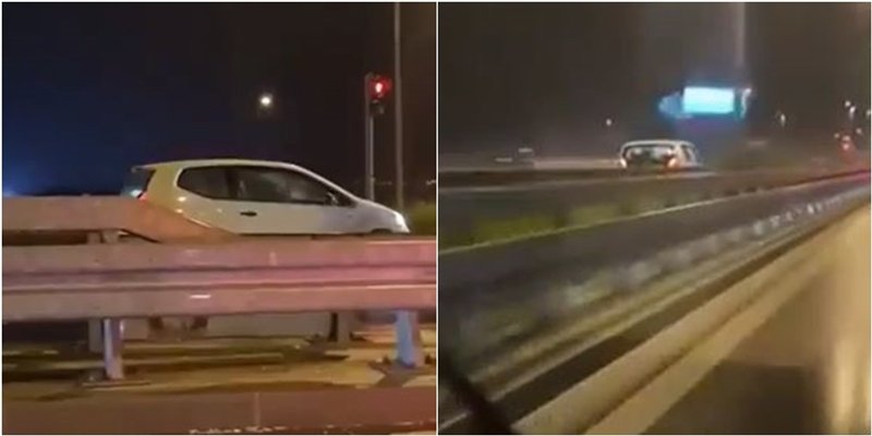 VIDEO Kroz Kaštela opet u suprotnom smjeru, radi li se o istoj osobi kao prije par dana?