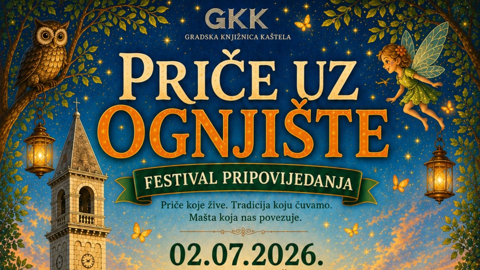 Gradska knjižnica Kaštela poziva vas na Festival pripovijedanja, priča i starih igara