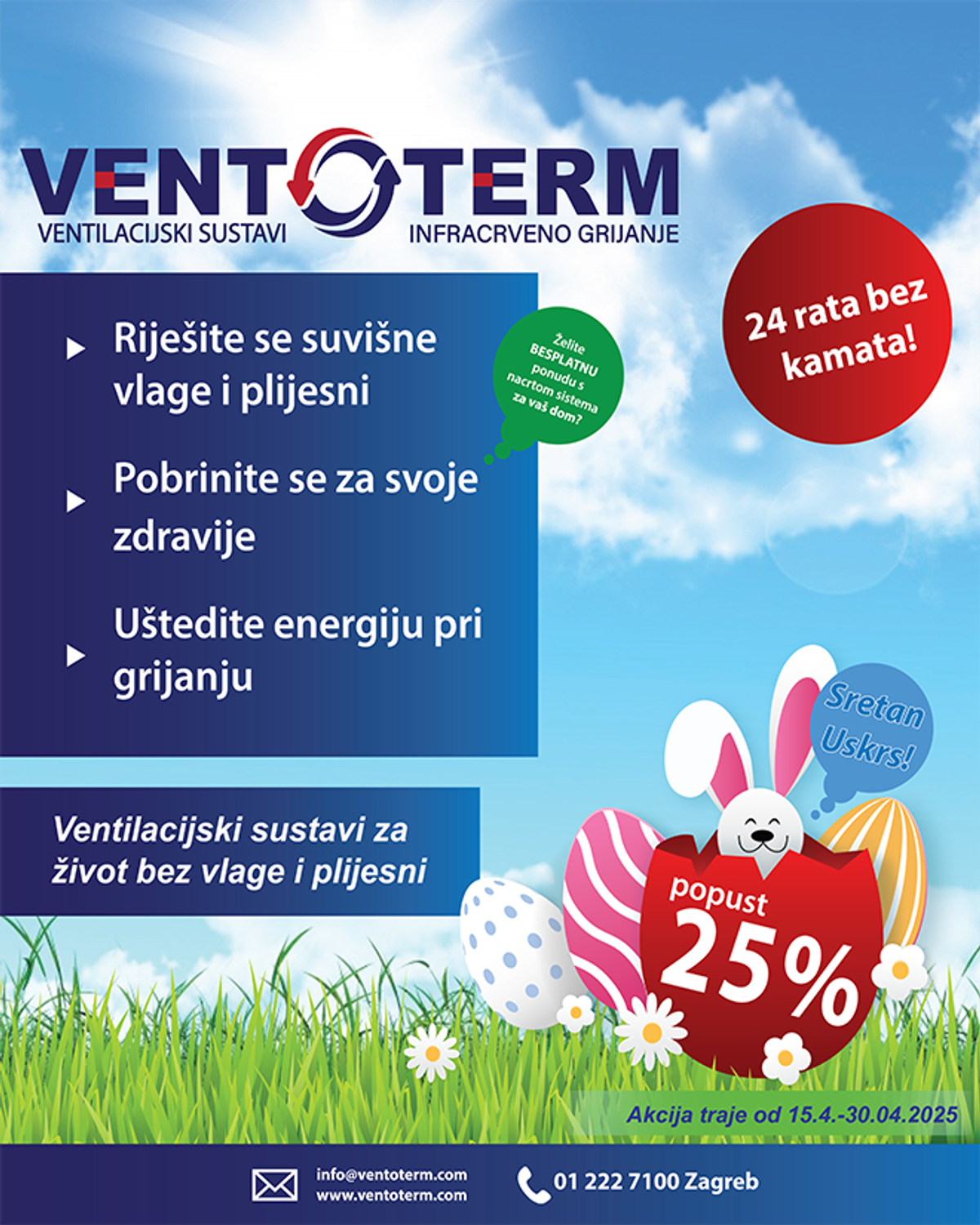 Vlaga i plijesan u domu - uzroci, posljedice i rješenje