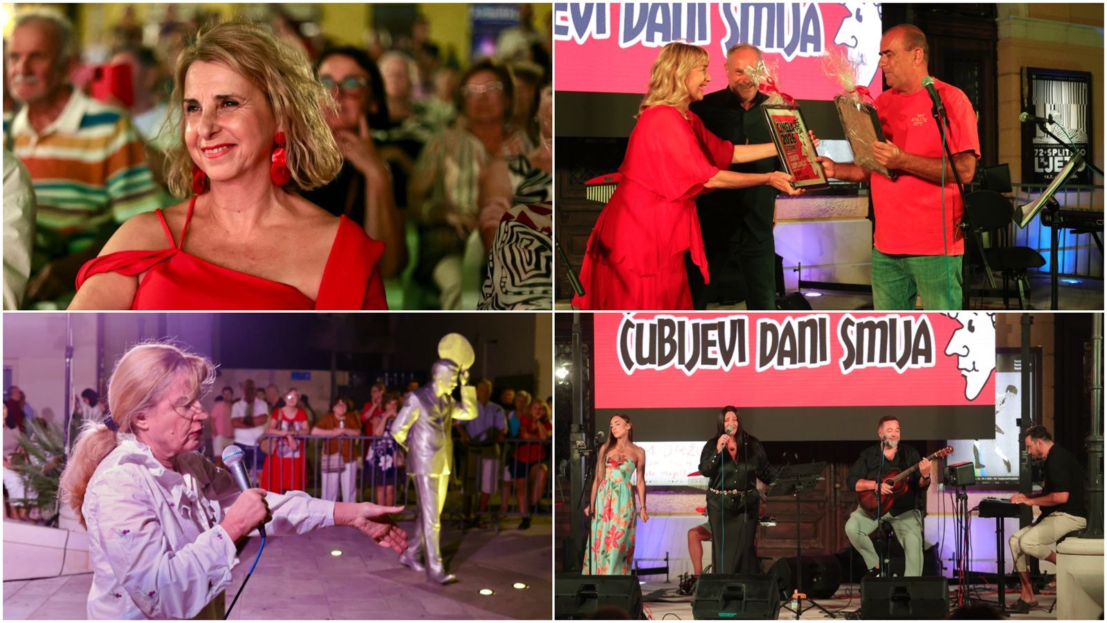 FOTOGALERIJA Emotivna večer na Ćubijevim danima smija: Stigli prijatelji, u publici i udovica