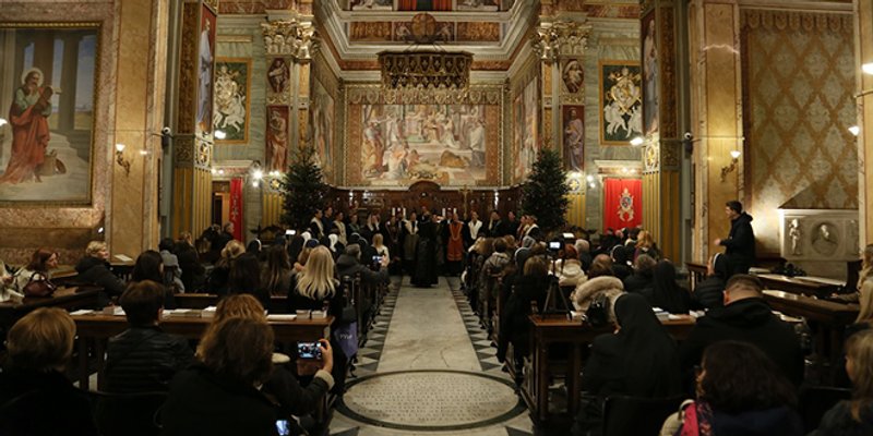 FOTO/VIDEO Koncert za povijest: Adventski koncert Jedinstva i Praske u Hrvatskoj crkvi sv. Jeronima u Rimu
