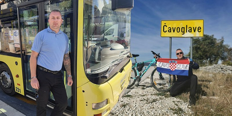 PROMETOVAC ŽARKO JUKIĆ Biciklom će spojiti Čavoglave i Vukovar