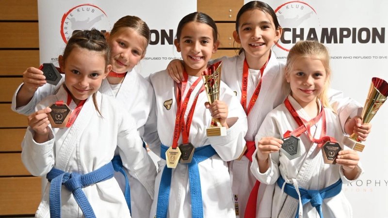 Karate klub Okit Vodice među najboljima na Champions Trophyju u Rijeci