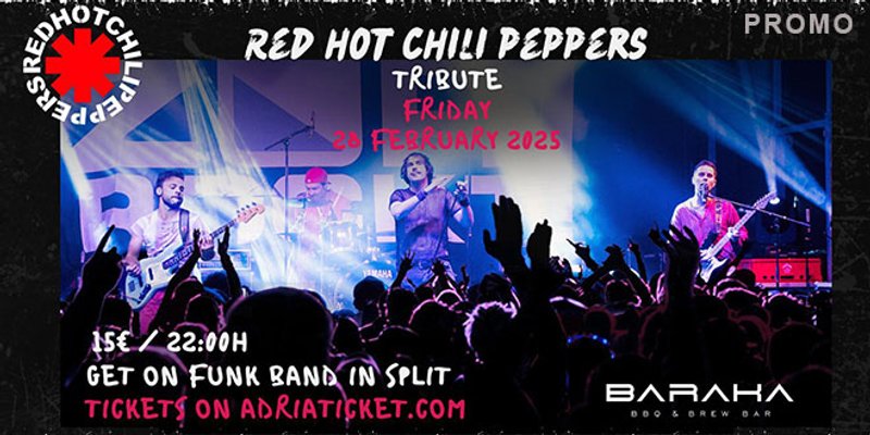 Tribute Red Hot Chili Peppers ovog petka u Baraci