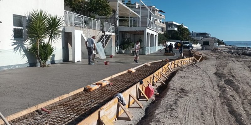 PODSTRANA Sanira se biciklističko-pješačka staza na obalnom pojasu u Sv. Martinu i Grbavcu