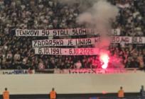 Navijačke skupine podignule poruku, poljudske tribine gromoglasno zapljeskale