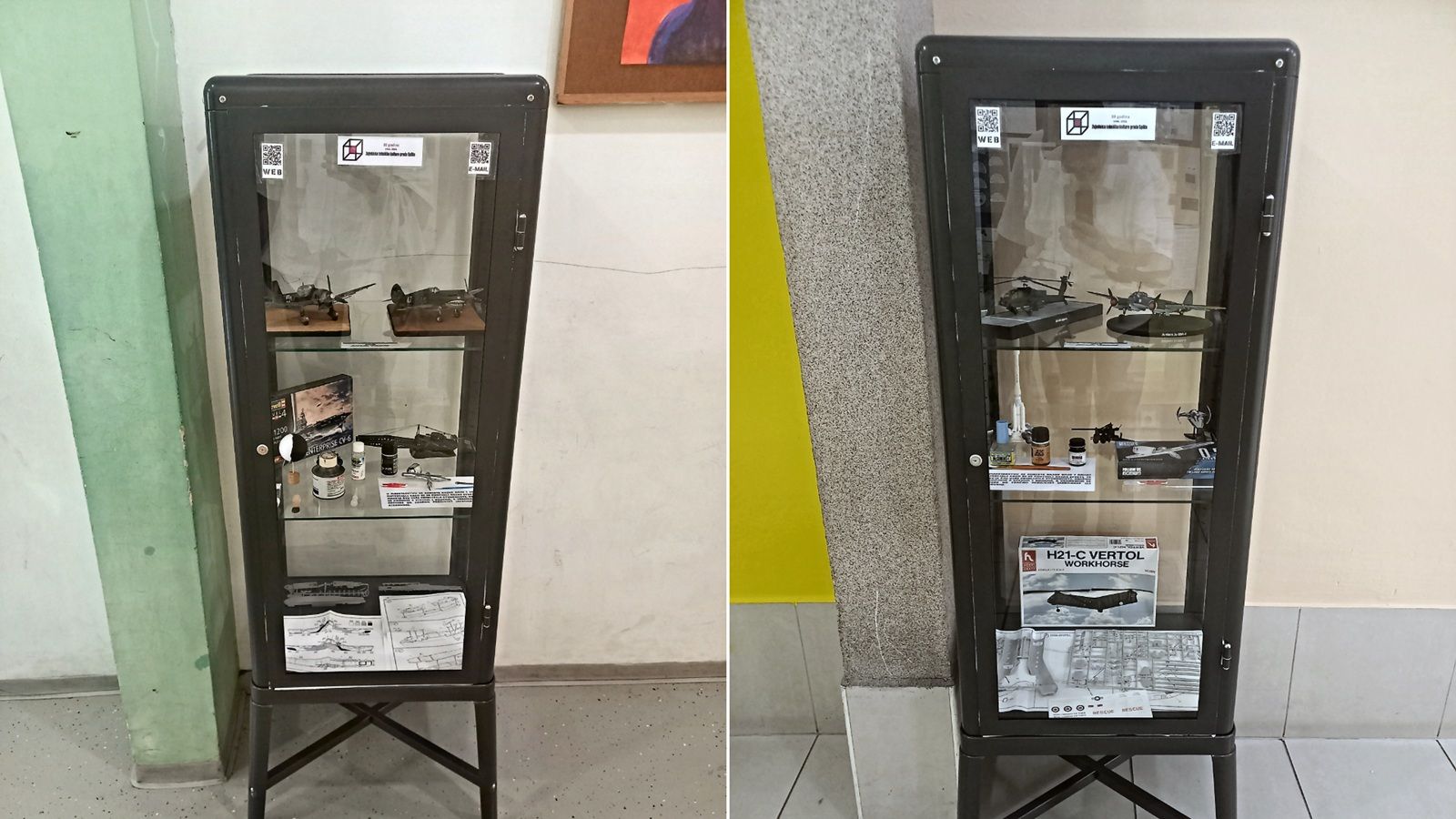 Maketarsko-modelarski klub 'Danijel Vuković' postavio edukativne vitrine u splitskim osnovnim školama Bol i Kman-Kocunar