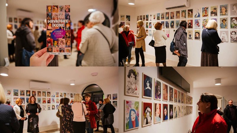 FOTOGALERIJA Putujuća izložba 'Hrvatske ikone' otvorena u Kantunu kulture