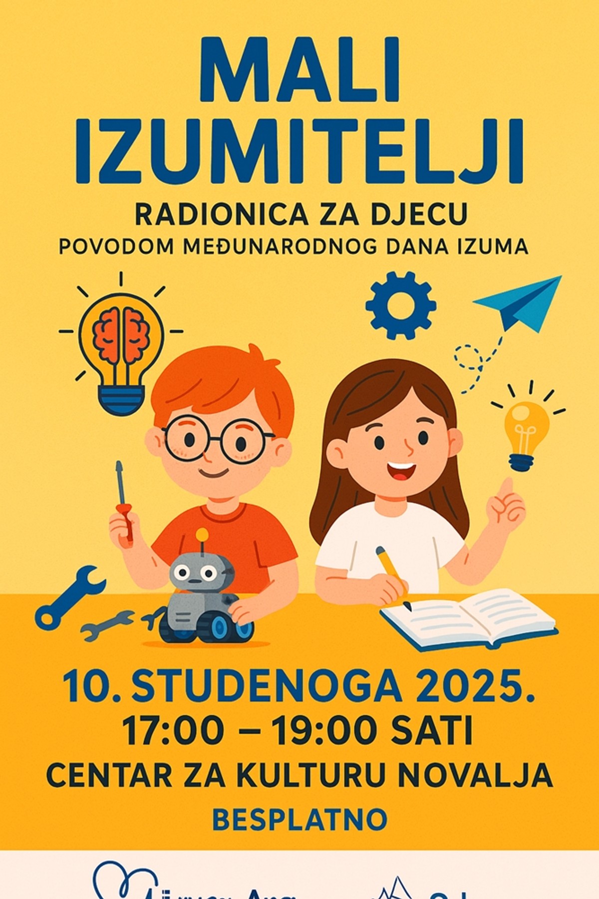 Radionica 'Mali izumitelji' u Novalji povodom Međunarodnog dana izuma