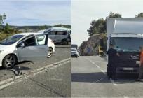 TEŠKA PROMETNA NA TROGIRSKOJ ZAOBILAZNICI Sudar kamiona i dva automobila