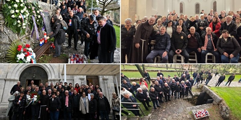 FOTO: U Širokom Brijegu obilježena 81. godišnjica ubojstva hercegovačkih fratara