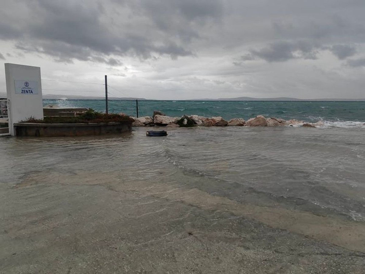 Potopljene šetnice u Splitu