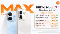 Xiaomi lansira REDMI Note 17 seriju u Europi!