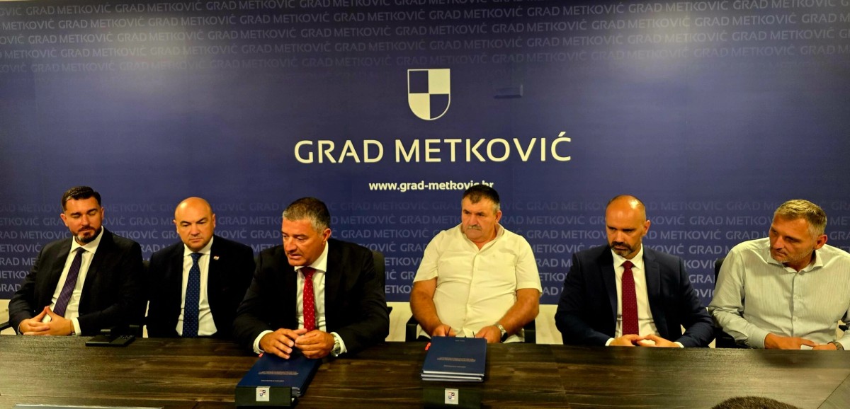 METKOVIĆ Potpisan ugovor o izgradnji ceste Vid-Nova Sela