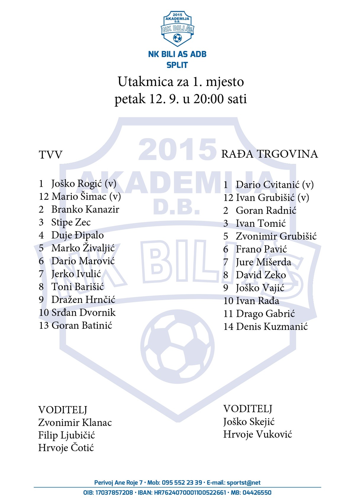 SPLIT ŽIVI NOGOMET Sutra veliko finale Ljetne lige +35 na Spinutu