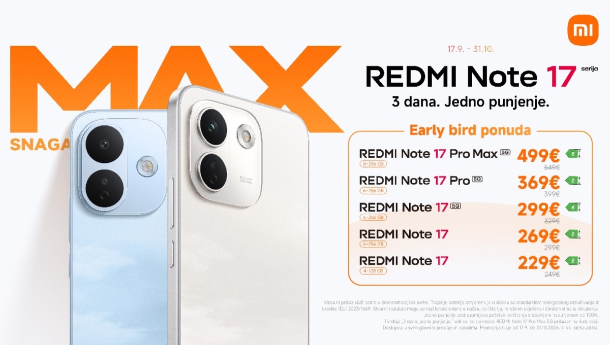 TEST: Tri dana bez punjača? REDMI Note 17 Pro Max 5G mijenja pravila igre
