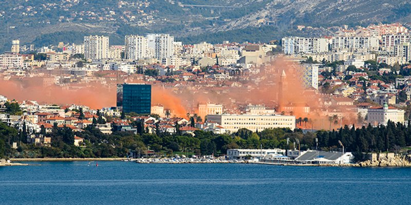 FOTOGALERIJA Dimnijada snimljena sa Čiova!
