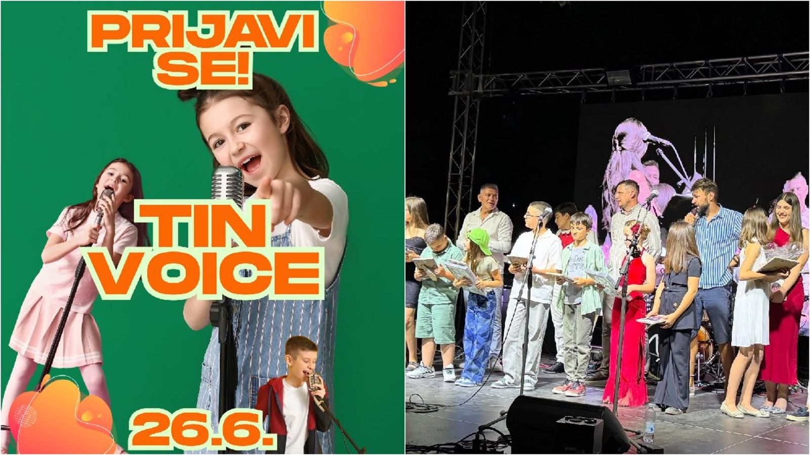 Tin voice 2026.: Otvorene su prijave za mlade pjevačke talente iz Hrvatske i okolice