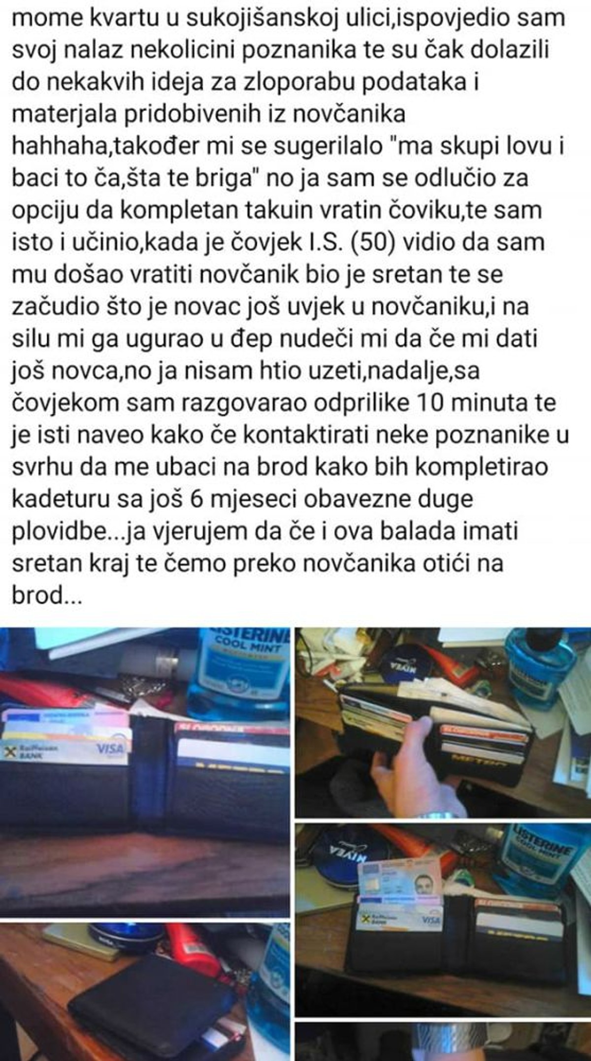 ODUŠEVIO NEPOZNATOG ČOVJEKA Zavadlav je prije dvije godine objavio jednu svoju situaciju iz Splita, danas se ta priča dijeli preko društvenih mreža