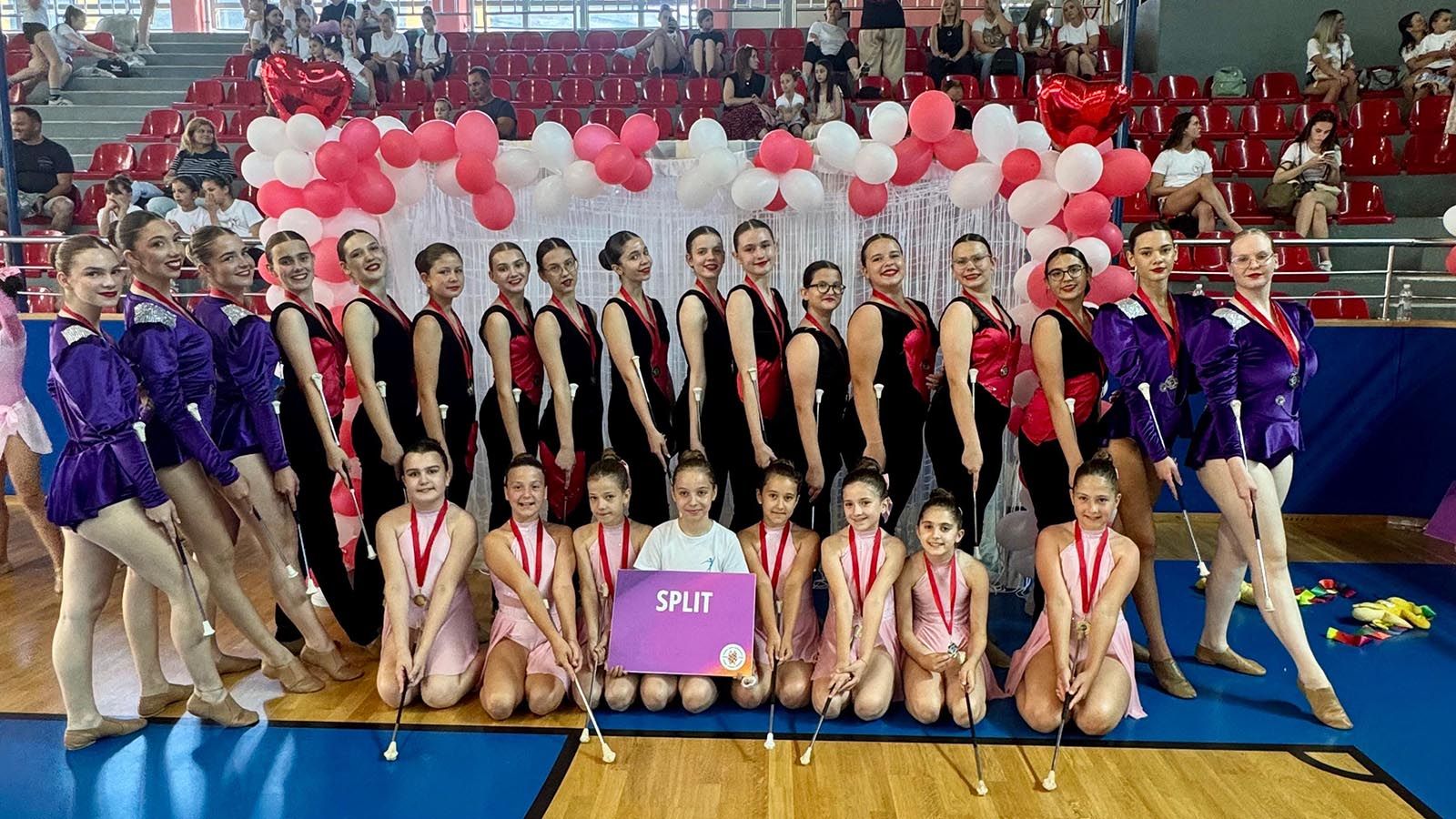 Sjajan uspjeh Splitskih mažoretkinja: Iz Makarske se vratile s čak 11 medalja