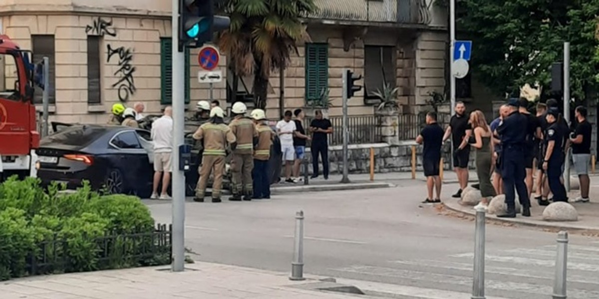 TEŠKA PROMETNA U CENTRU SPLITA Jedna osoba prevezena u bolnicu