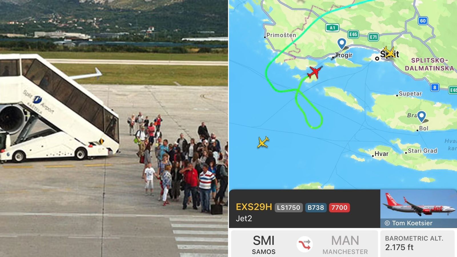 DRAMA NA SPLITSKOM AERODROMU Zatraženo izvanredno slijetanje Boeinga 737-800