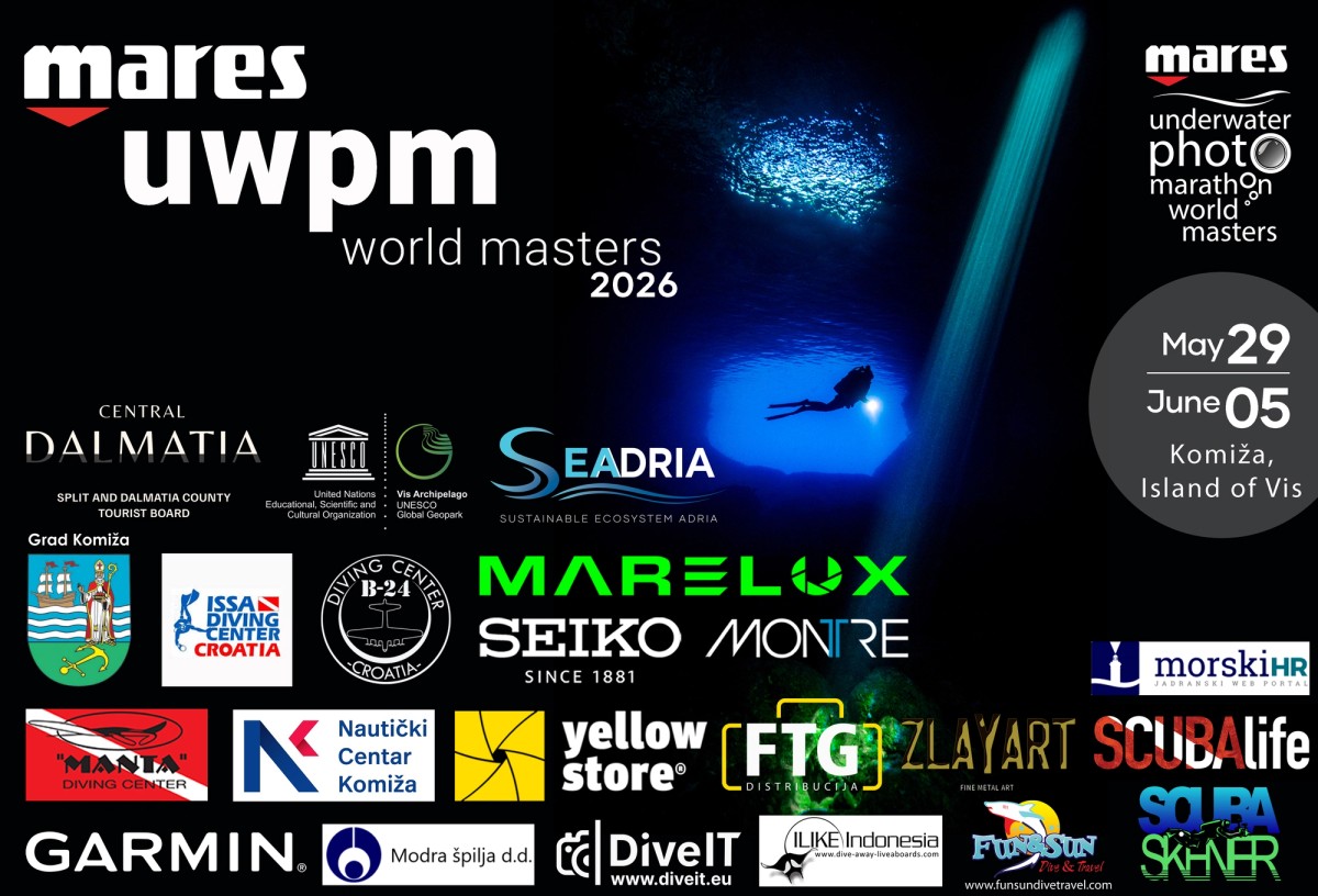 Komiža domaćin svjetske podvodne fotografije: Održan Mares UWPM World Masters 2026