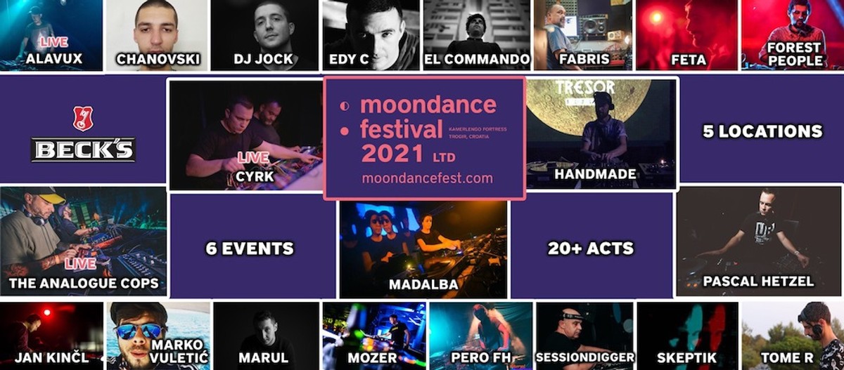 MOONDANCE FESTIVAL Objavljuje finalni line up, lokacije, ulaznice, covid propusnice i novu web stranicu