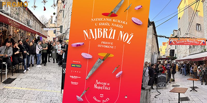 ADVENT U MOJOJ ULICI Otvorene prijave za natjecanje kuhara 'Najbrži nož'