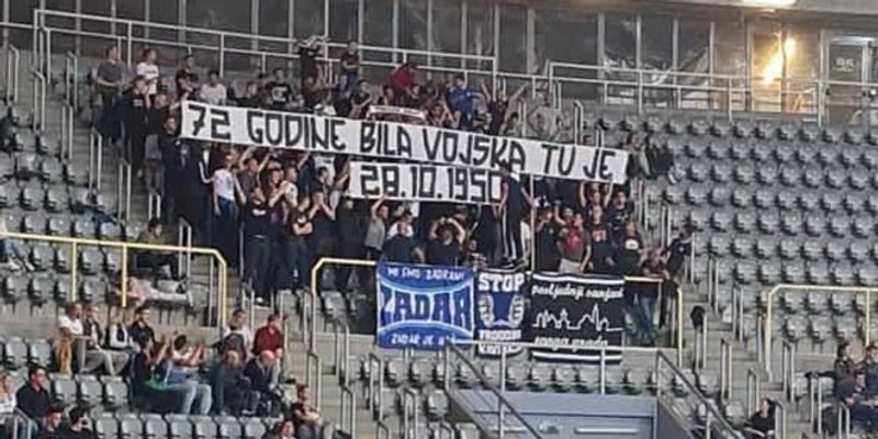Pobjeda Splita, Tornado čestitao rođendan Torcidi