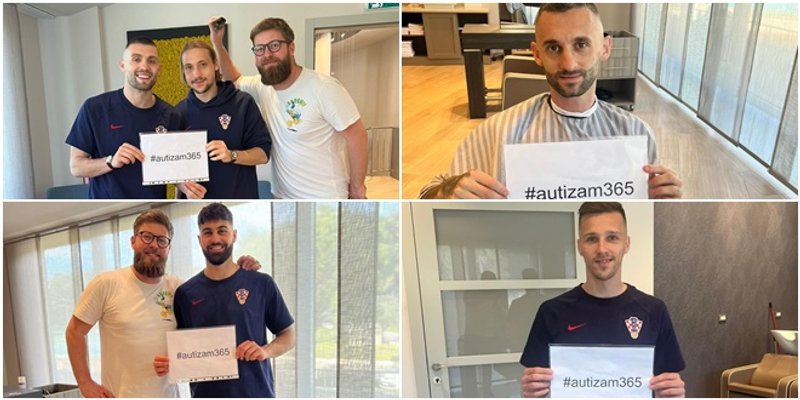 FOTO Hrvatski reprezentativci podržali kampanju #autizam365