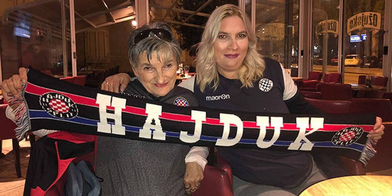 NAŠLI SMO BAKU SA SNIMKE Marija Alat: Imam samo jednu želju - doživjeti da moj Hajduk osvoji prvenstvo!