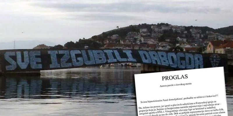 Pročitajte proglas autora parole s čiovskog mosta!